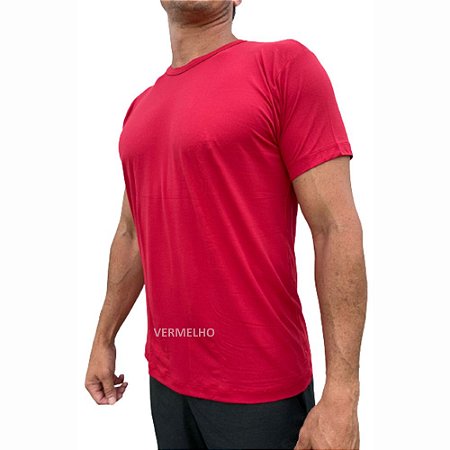 Camiseta de Treino em Crepe de Poliamida, Leve e Refrescante
