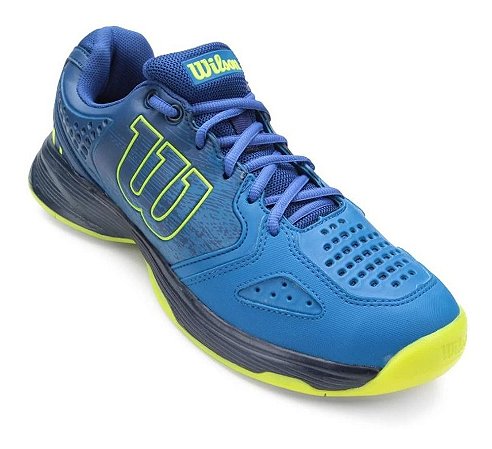 Tênis Wilson Modelo K Energy - Cor Azul Verde Limão - Wilson