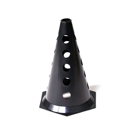 Cone com Furo Preto para Treino Funcional