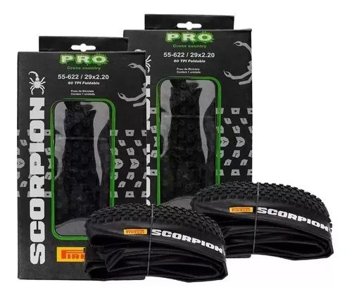 Par Pneus Pirelli Scorpion Pro Aro 29x2.20 Sem Arame