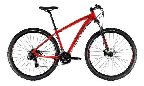 Bicicleta aro 29 oggi hacker sport vermelha