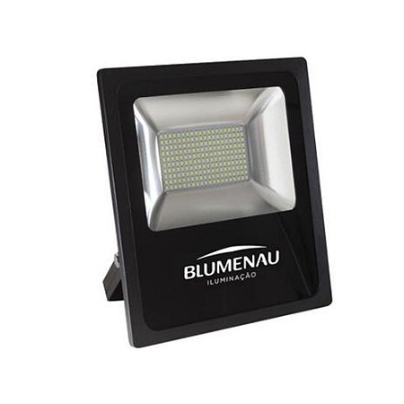 BLUMENAU REFLETOR LED SLIM ALUMINIO 10W BI-VOLT 6.000K - (74106000)