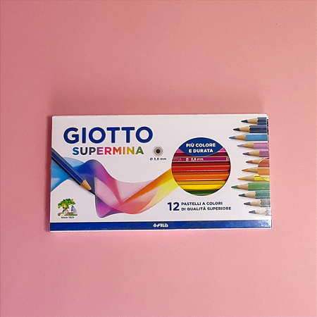 1 (UM) Lápis de Cor (UNIDADE/ AVULSO) Supermina – Mina 3,8 mm - Giotto