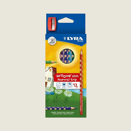 1 (UM) Lápis (UNIDADE/ AVULSO) Groove Slim Natural Grip - Mina 3,3mm - Lyra