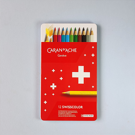 1 (UM) Lápis (UNIDADE/ AVULSO) Swisscolor - Mina 2.8mm - Genève - Caran D´Ache