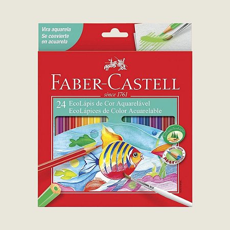 1 (UM) Lápis (UNIDADE/ AVULSO) Cores Extras 1 da Embalagem de 24 Cores - Aquarelável - Faber-Castell