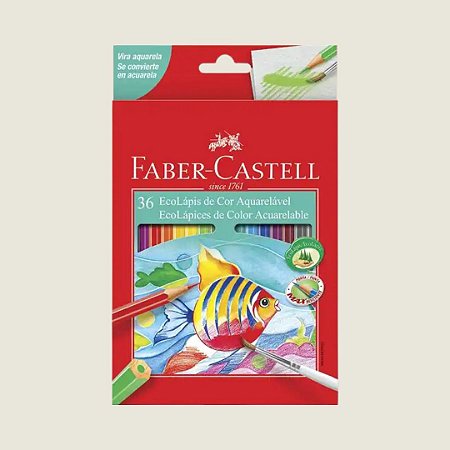 1 (UM) Lápis (UNIDADE/ AVULSO) Cores Extras 2 da Embalagem de 36 Cores - Aquarelável - Faber-Castell