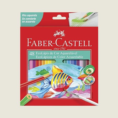1 (UM) Lápis (UNIDADE/ AVULSO) Cores Extras 3 da Embalagem de 48 Cores - Aquarelável - Faber-Castell