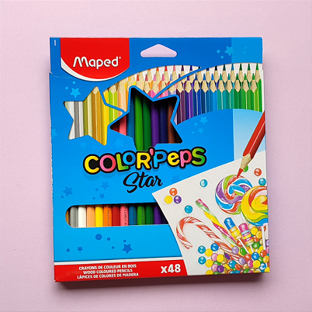1 (UM) Lápis de Cor (UNIDADE/ AVULSO) Cores das Embalagens de 48 e 72 cores - Color´Peps - Maped