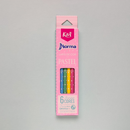 1 (UM) Lápis (UNIDADE/ AVULSO) Pastel - Kiut - Norma