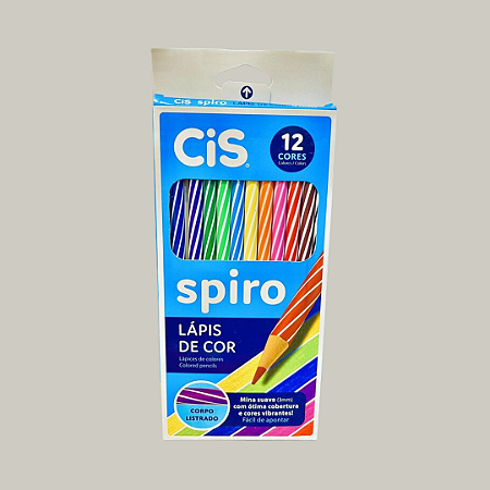 1 (UM) Lápis de Cor (UNIDADE/ AVULSO) Básicos da Embalagem de 12 Cores - Spiro - CiS