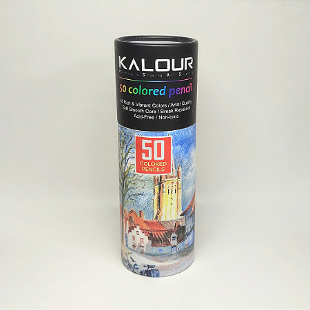 1 (UM) Lápis de Cor (UNIDADE/ AVULSO) 50 Cores - Kalour