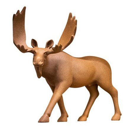 Escultura De Alce Em Resina