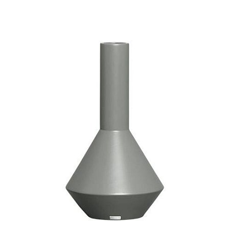 Vaso Camilly Cinza De Cerâmica