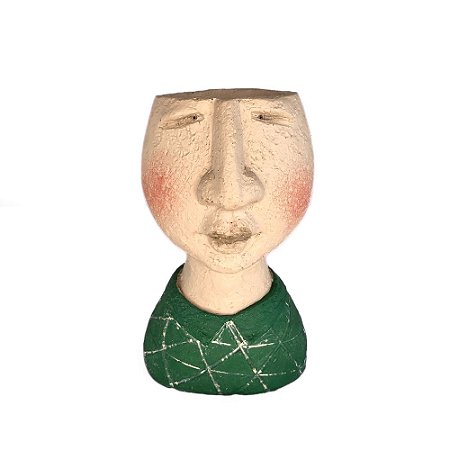 Vaso Cabeça De Plantinha
