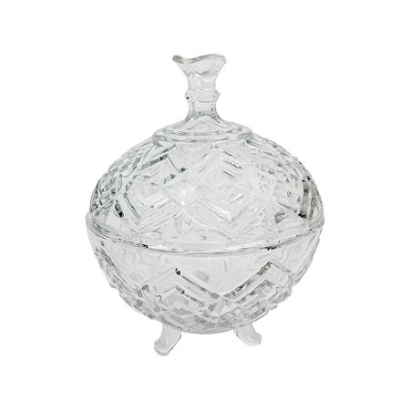 Bomboniere De Vidro Samantha 850ml