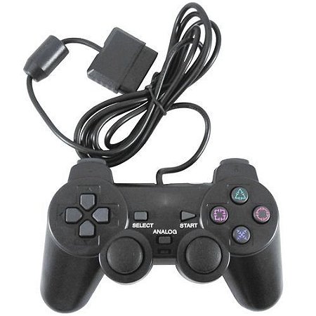 CONTROLE P/ PS2 PRETO KNUP, DCM INFO - Computadores e Assistência Técnica