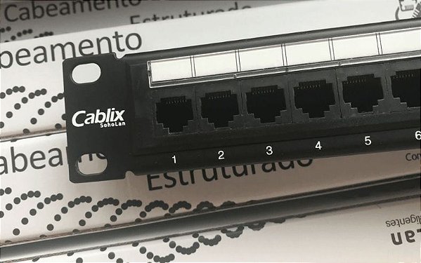 PATCH PANEL CABLIX 24P CAT6 EP6-41K