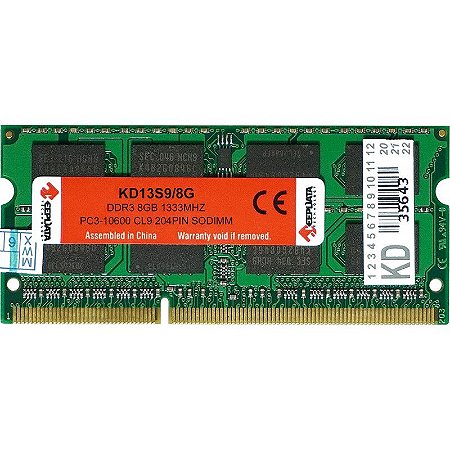 Memoria Notebook Ddr3 8gb 1333mhz Keepdata KD13S9/8G