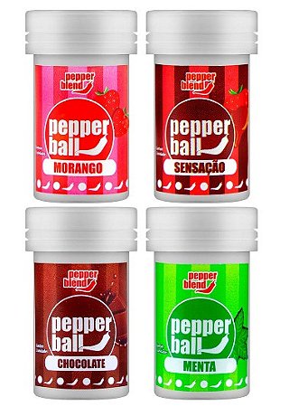Pepper Ball Bolinha Explosiva Saborosa Com 2 Unidades - Sex Shop