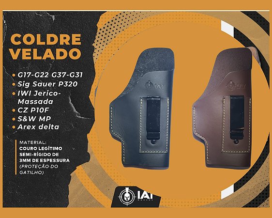 COLDRE GLOCK G17 G22 MASADA AREX DELTA