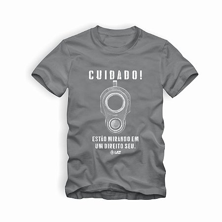 Camiseta IAT Cuidado Chumbo