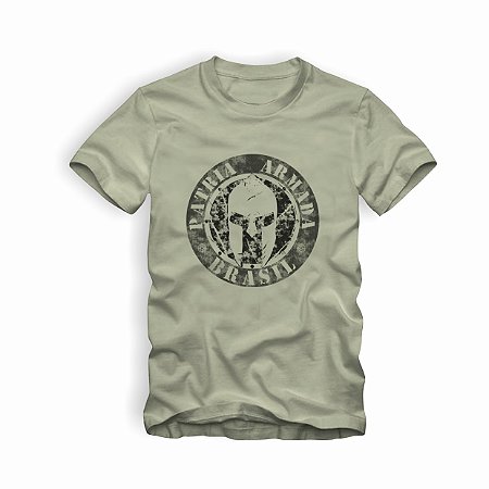 Camiseta IAT Pátria Armada Brasil Cáqui