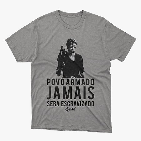 Camiseta IAT Stallone Chumbo