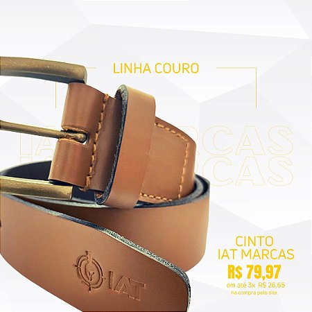 CINTO MASCULINO IAT COURO