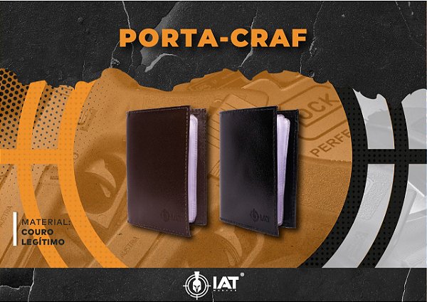 PORTA-CRAF IAT EM COURO