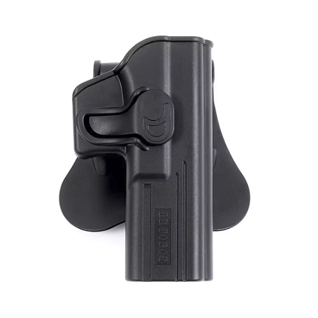 COLDRE DESTRO TARÂNTULA OWB PLATAFORMA GLOCK® STANDARD (G17, G22* E G31) BR FORCE (linha secundária Invictus)
