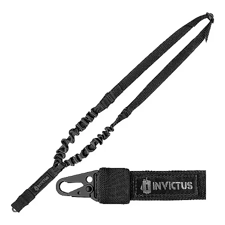 Bandoleira Tática Strap 1 Ponta - Preta Invictus