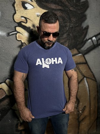 Camiseta IAT Aloha Azul