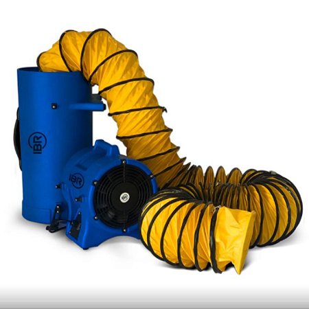 Insuflador Exaustor  MOD. V202 20 cm com DUTO 7,6 mts