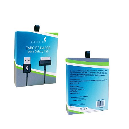 Cabo 30 Pinos para Samsung - Preto