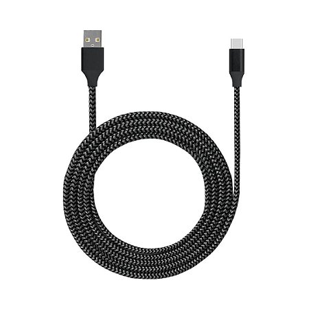 Cabo Nylon 3m USB - Tipo C