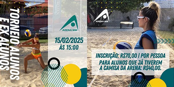 Inscrição Torneio interno, Vôlei de Praia Intermediário Masculino