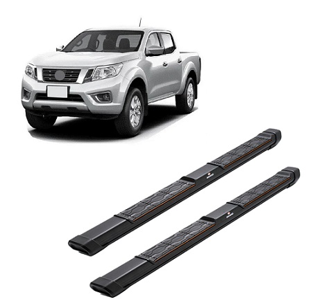 Estribo Frontier 2017 diante preto Keko My Road em aluminio