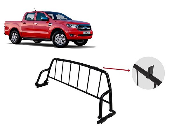 Santo antonio Ranger 2013 a 2023 preto utilitario