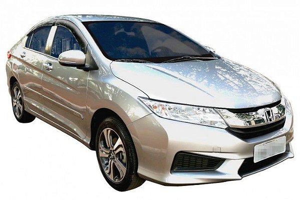 Calha chuva Honda City 2015 em diante acrilica TG Poli