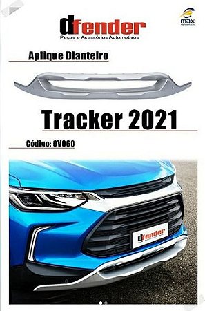 Aplique parachoque dianteiro Tracker 2020 em diante