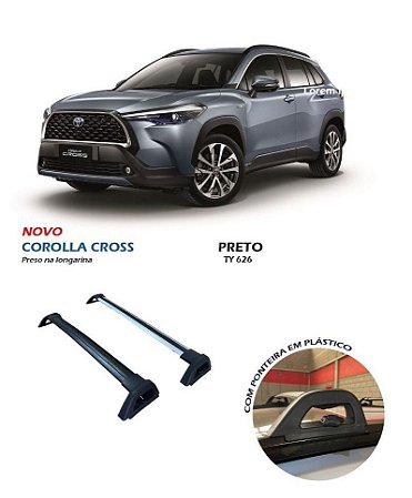 Travessa para longarina Corolla Cross cor preto Projecar