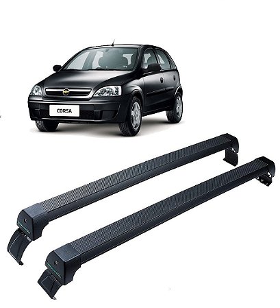 Rack Corsa novo aluminio Long Life Sports cor preto