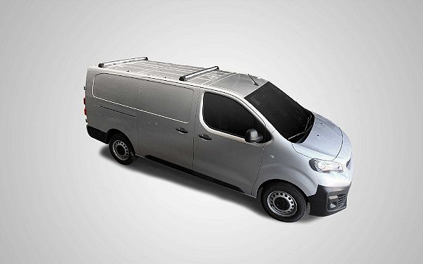 Rack Peugeot Expert/Jumpy/Scudo Aluminio Long Life Preto