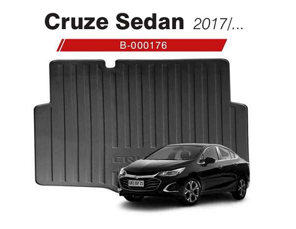 Tapete porta mala abandejado Cruze Sedan 2017 diante