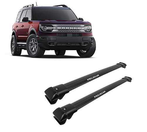 Travessa para longarina Ford Bronco cor preta Projecar
