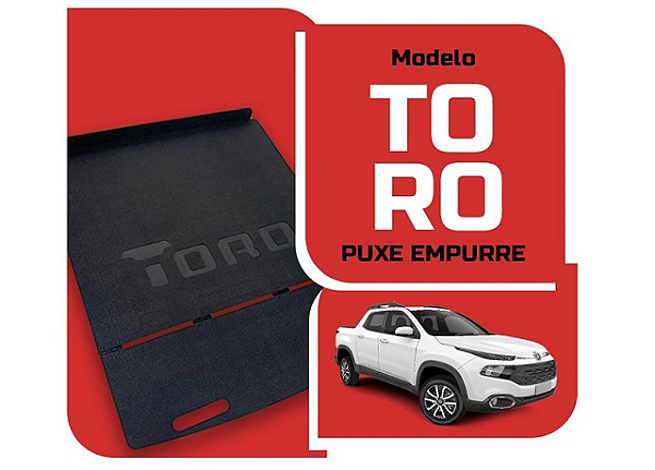 Tapete caçamba Toro puxe empurre com dobradiça