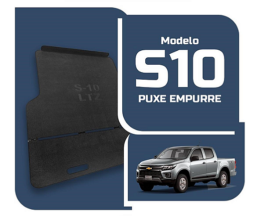 Tapete caçamba S10 2013 diante CD puxe empurre com dobradiça