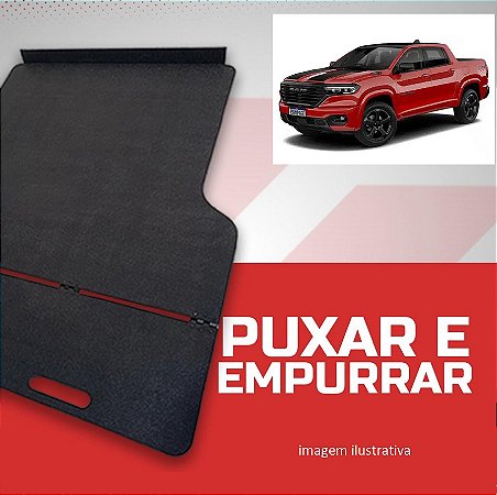 Tapete caçamba Rampage puxe empurre com dobradiça