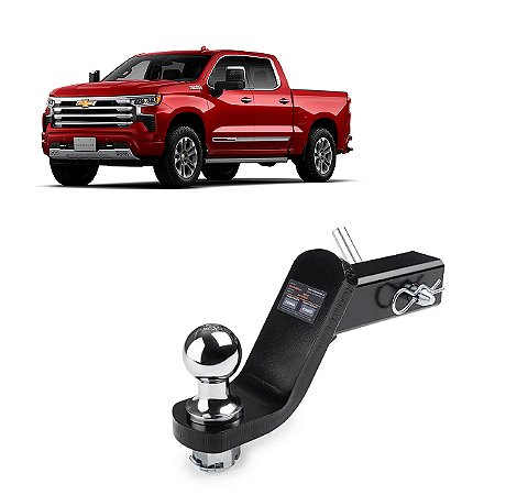 Ponteira Engate Removivel Silverado 2023 C/Bola E Pino Keko